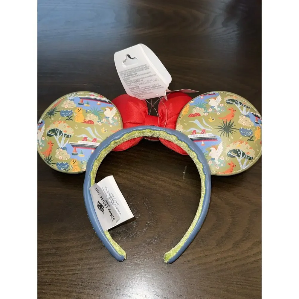 Disney Cruise Line DCL Minnie Mouse Australia New Zealand Ear Ears Headband NWT